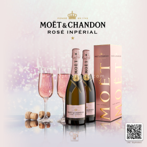 MOËT & CHANDON ROSE แชมเปญราคาถูก พร้อมส่ง