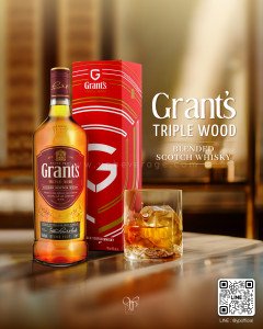 GRANT'S TRIPLE WOOD BLENDED SCOTCH WHISKY พร้อมส่งด่วน